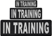 Reflective "In Training" Patches, Set of 2 - A  