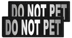 Reflective "Do Not Pet" Patches, Set of 2 - C  