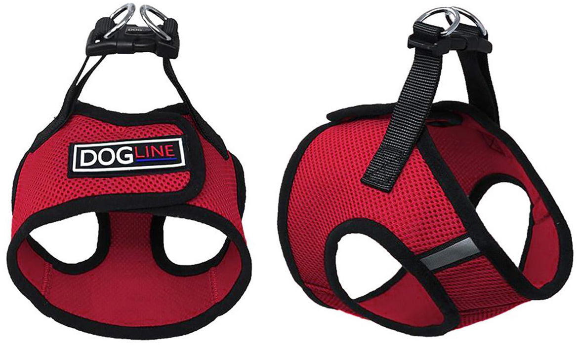 Boston Mesh Dog Harness - Red  