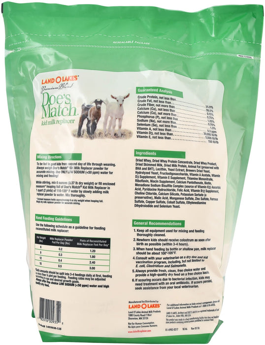 Doe's Match Kid Milk Replacer - Jeffers - Animal Health & Wellness > Vitamins & Supplements