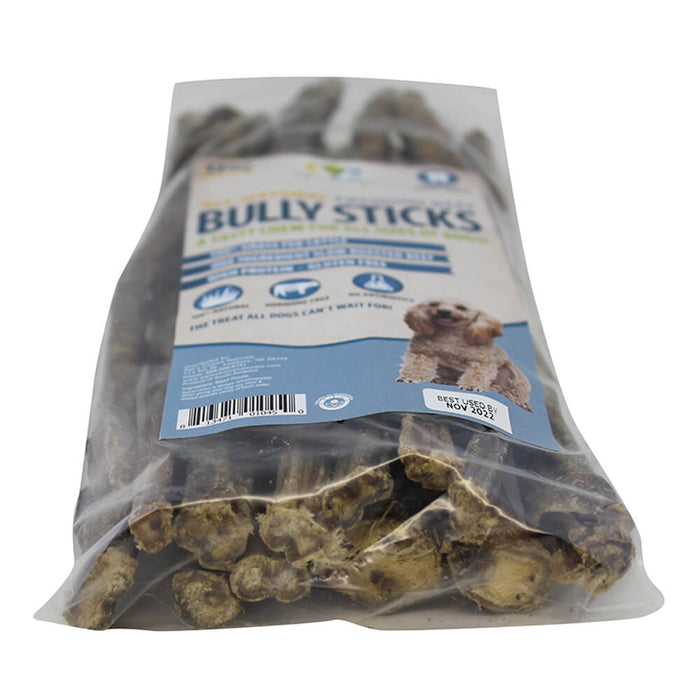 Dog Bully Sticks Premium All Natural Dog Pizzle Chews, 12' - Jeffers - Dog Supplies > Dog Treats > Bully Sticks