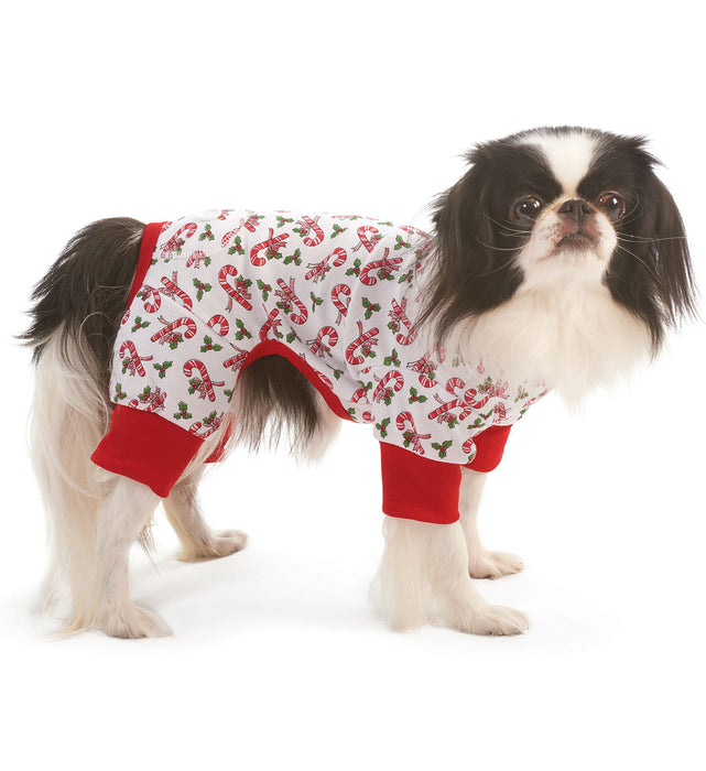 Dog Christmas Pajamas, Candy Cane - Jeffers - Dog Supplies > Dog Apparel