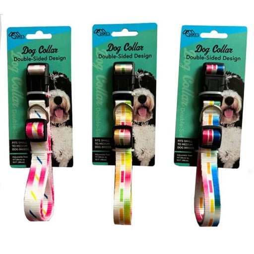 Dog Collar Double - Sided Design Print, Assorted Patterns, 15' - 18' - Jeffers - Dog Supplies > Dog Apparel > Dog Collars, Harnesses, & Leashes