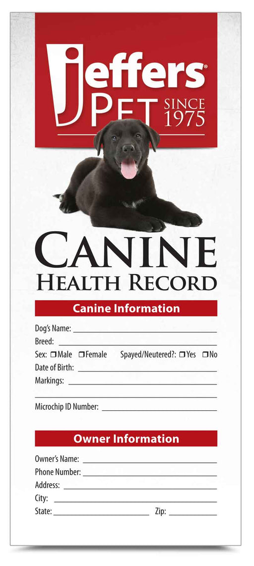 Jeffers Dog Health Records