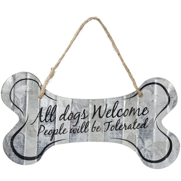 Dog Paw or Bone Print Sign - Jeffers - Home Goods & Gifts > Home Decor and Candles for Home Improvement