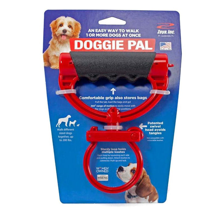 Doggie Pal Leash Holder and Waste Bag Storage - 024ZOYA-00007 - Red - 1