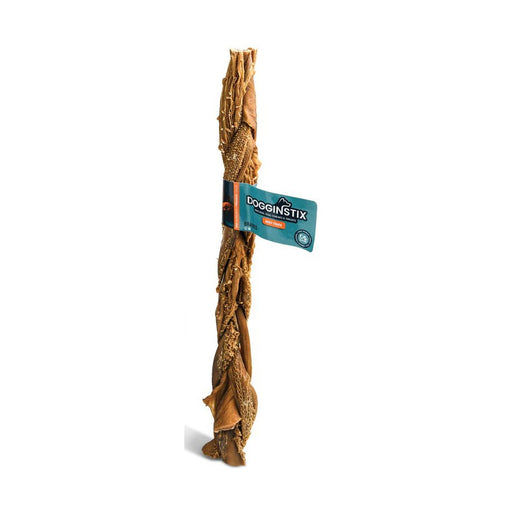 Dogginstix Braided Beef Tripe Natural Dog Chew – Digestible, Nutrient Rich, Omega 3 - DG2W - 12"L - Beef - 1 ct - 5