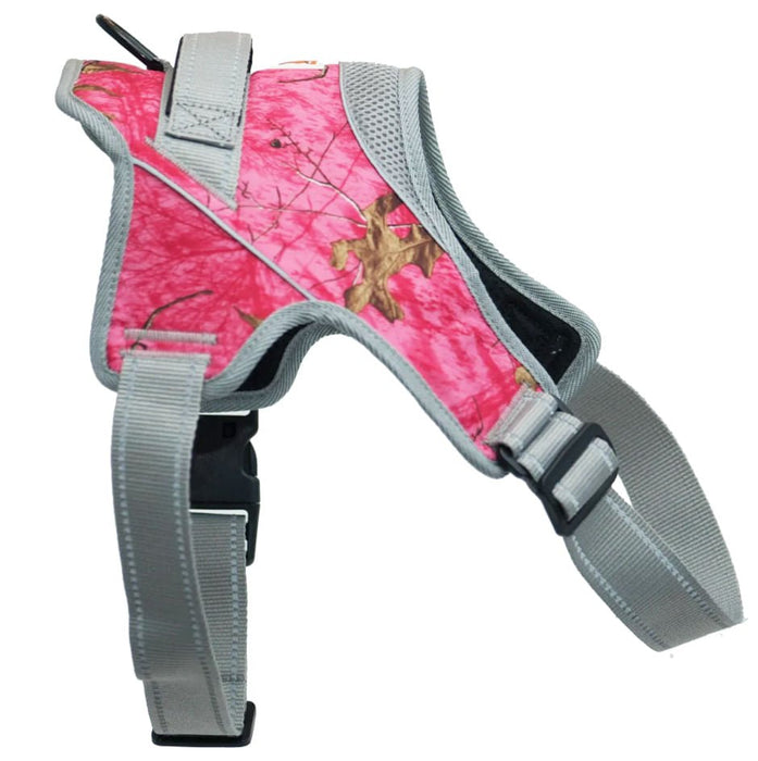 Doggy Tales Patented Realtree Hart Harness, Paradise Pink - Jeffers - Dog Supplies > Dog Apparel > Dog Collars, Harnesses, & Leashes