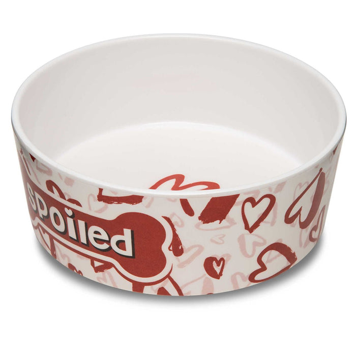 Dolce Moderno Skid - Resistant Dog Bowl – Dishwasher Safe, Skid - Resistant, BPA - Free - ZO111 - Spoiled - Small - 10