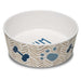 Dolce Moderno Skid - Resistant Dog Bowl – Dishwasher Safe, Skid - Resistant, BPA - Free - ZO114 - Yum Chevron - Small - 6