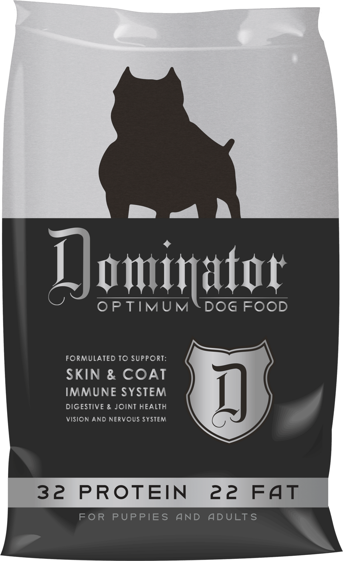 Dominator Optimum Skin and Coat Dog Food, Puppies and Adults — Jeffers