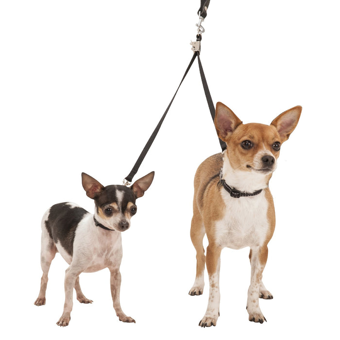 Double Dog Leash & Coupler - Jeffers - Dog Supplies > Dog Apparel > Dog Collars, Harnesses, & Leashes