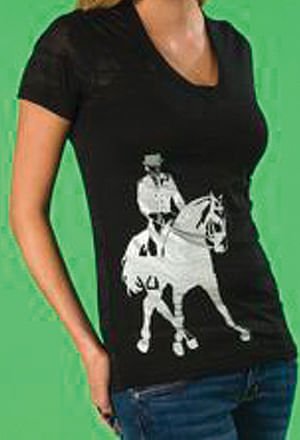 Dressage Burnout Tee - Jeffers - Women > Women's Riding & Equestrian Clothes