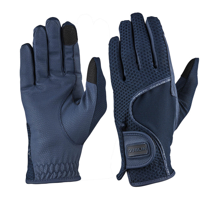 Dublin Airflow Honeycomb Equestrian Riding Gloves - KOAK5 - Navy - XSmall/5 - 4