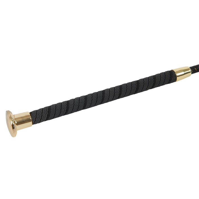 Dublin Deluxe English Riding Dressage Whip - KAONH - Black/Gold - 39" - Regular - 2