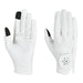 Dublin Everyday Bling Equestrian Riding Gloves - KOAJR - White - XSmall/5 - 5