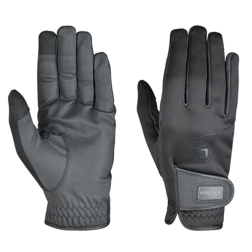 Dublin Everyday Softback Equestrian Riding Gloves - KOAKZ - Black - XSmall/5 - 1