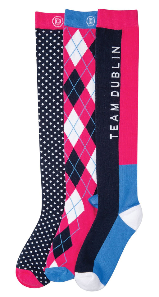 Dublin Mandy Socks, 3 - pack - Jeffers - Horse Supplies > Riding Apparel & Accessories