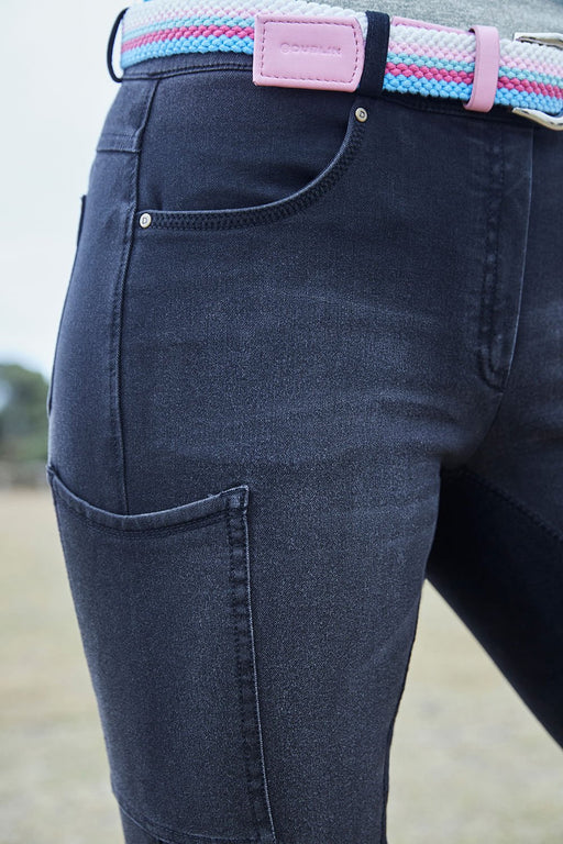 Dublin Shona Full Seat Denim Breeches - Jeffers - Women > Women's Riding & Equestrian Clothes