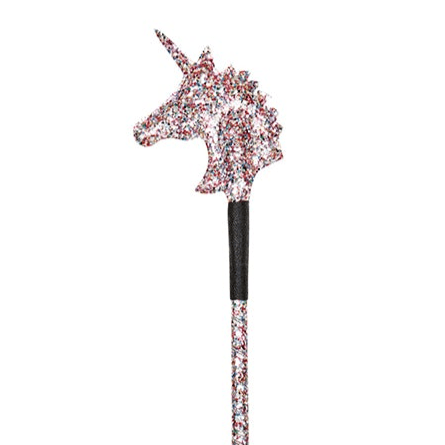Dublin Sparkley Unicorn Riding Crop, 25.5", Rainbow - KOAN8 - Rainbow - 25.5" - 2
