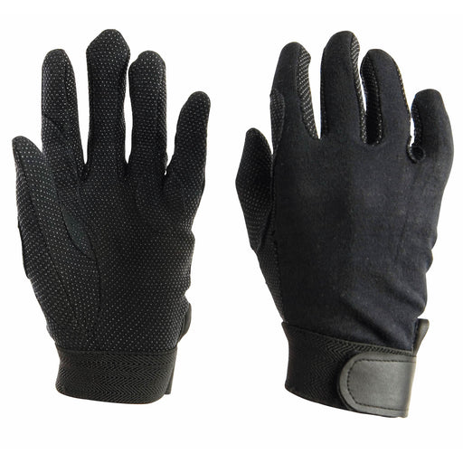 Dublin Track Equestrian Riding Gloves - KOAMA - Black - XSmall/5 - 1