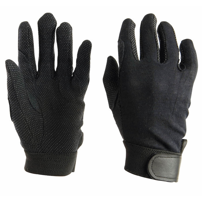Dublin Track Equestrian Riding Gloves - KOAMA - Black - XSmall/5 - 1