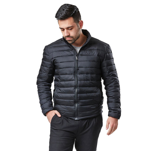 Dublin William Unisex Puffer Jacket – Quilted, Lightweight Insulated Riding Jacket - 0V2SM - Large - Black - 1