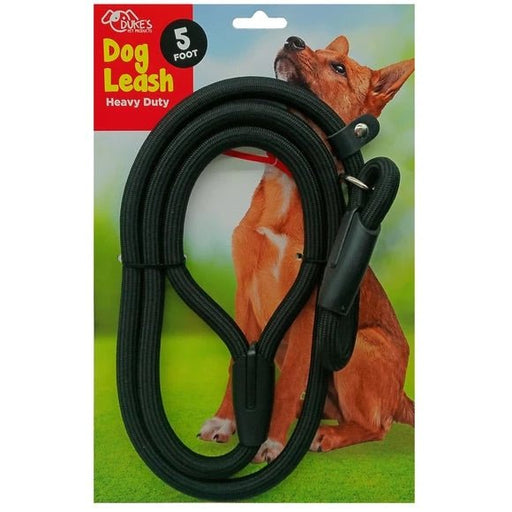 Duke's Heavy-Duty Nylon Dog Leash – 5 Foot, Assorted Colors - KL23N - Assorted - 5 ft - 1