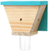 Durable Outdoor Carpenter Bee Trap – Pine Wood, Eco - Friendly, Hanging or Mounting, Multiple Styles - BBT3 - Shed - 4