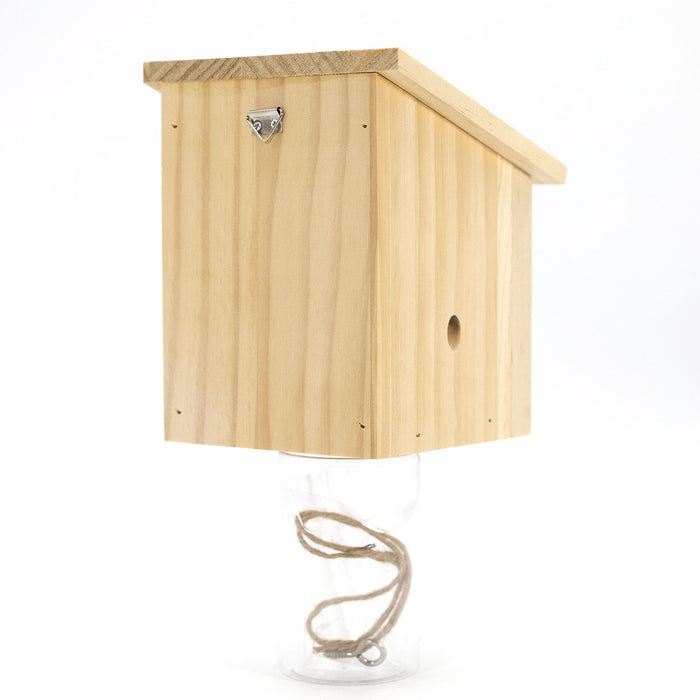 Durable Outdoor Carpenter Bee Trap - Pine Wood, Eco-Friendly, Hanging or Mounting, Multiple Styles - BBT5 - Barn - 19