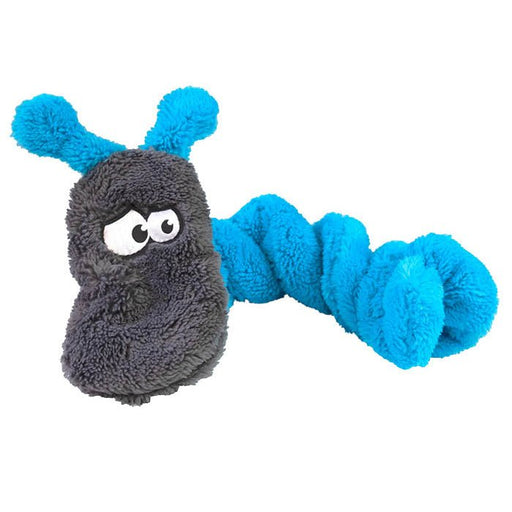 Duraplush Coil Caterpillar Dog Toy - CD2S - Medium - Blue - 1 ct - 1