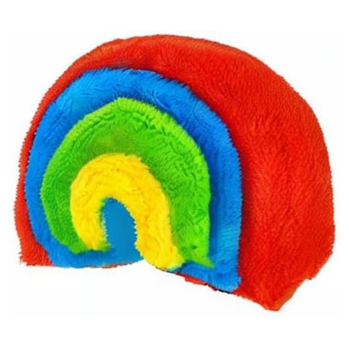 Duraplush Multi - Color Rainbow Dog Toy, Medium - CD2AX - Medium - 1 ct - 2