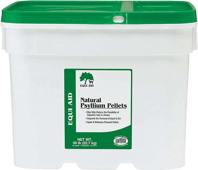 Equi-Aid Natural Psyllium Fiber Pellets - 50 lb Equi-Aid / Natural Psyllium Fiber Pellets  