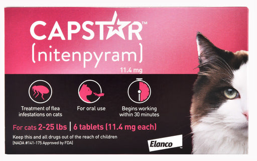 Capstar Flea Tablet for Cats, 6 count -   