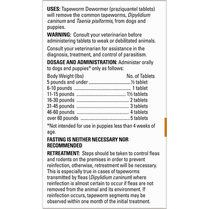 Elanco Tapeworm Dewormer for Dogs -   