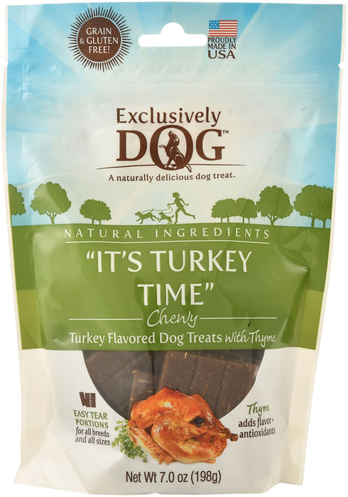 It's Turkey Time Chewy Dog Treats -   