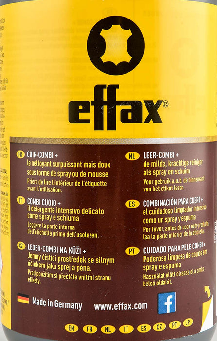 Effax Leder Combi+ Leather Cleaner, 500 mL - Jeffers - Horse Supplies > Riding Apparel & Accessories > Leather Care