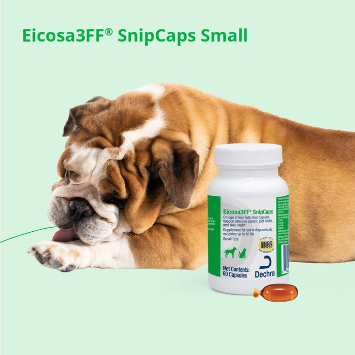 Eicosa3FF SnipCaps Omega 3 Capsules for Dogs & Cats - 015DP-FFACL120 - Large Dogs Over 30 lbs - 120 Count - 7