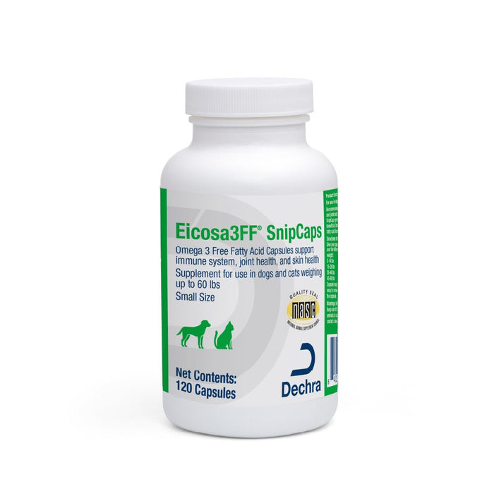 Eicosa3FF SnipCaps Omega 3 Capsules for Dogs & Cats - 015DP-FFACS120 - Small Dogs & Cats Under 60 lbs - 120 Count - 2