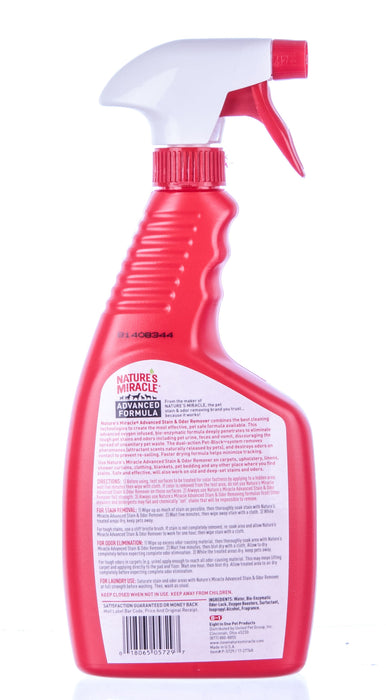 Nature's Miracle Advanced Severe Stain & Odor Remover, 32 oz - 24 oz Nature's Miracle Advanced Spray  