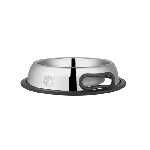 Jeffers Embossed No - Tip Anti - Skid Stainless Steel Pet Bowls - G3ED - 32 oz (1 Quart) - 10