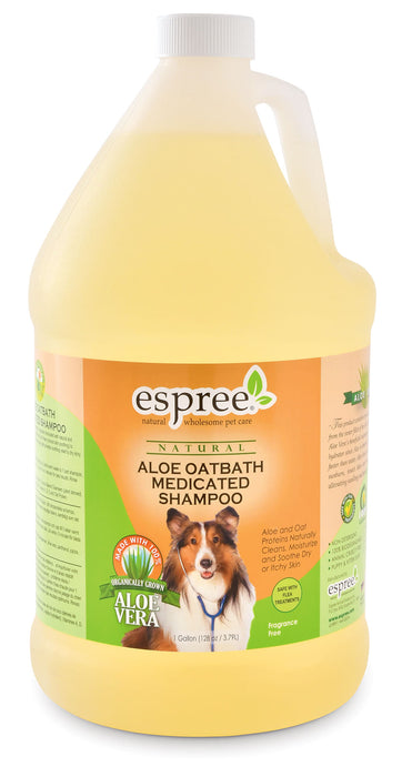 Espree Natural Aloe Oatbath Pet Shampoo - Espree Natural Aloe Oatbath Shampoo, Gallon  