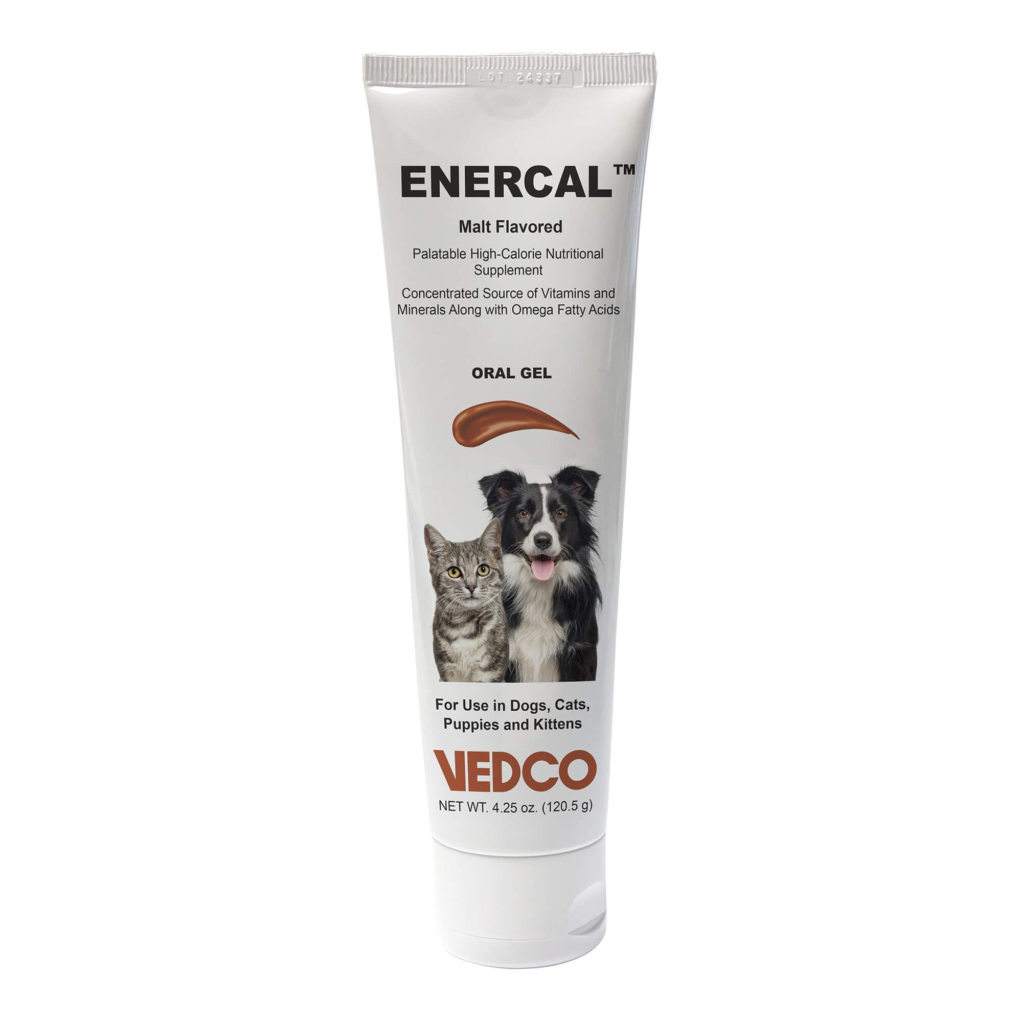 Vedco Enercal Oral Gel Nutritional Supplement for Dogs & Cats, 4.25oz ...