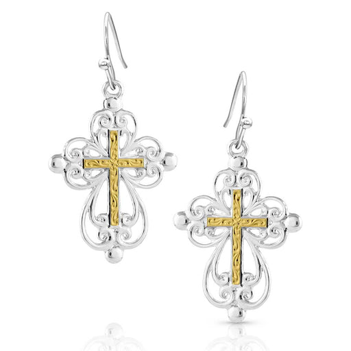 Enlightened Faith Cross Earrings - Jeffers - Women > Accessories, Jewelry, Handbags