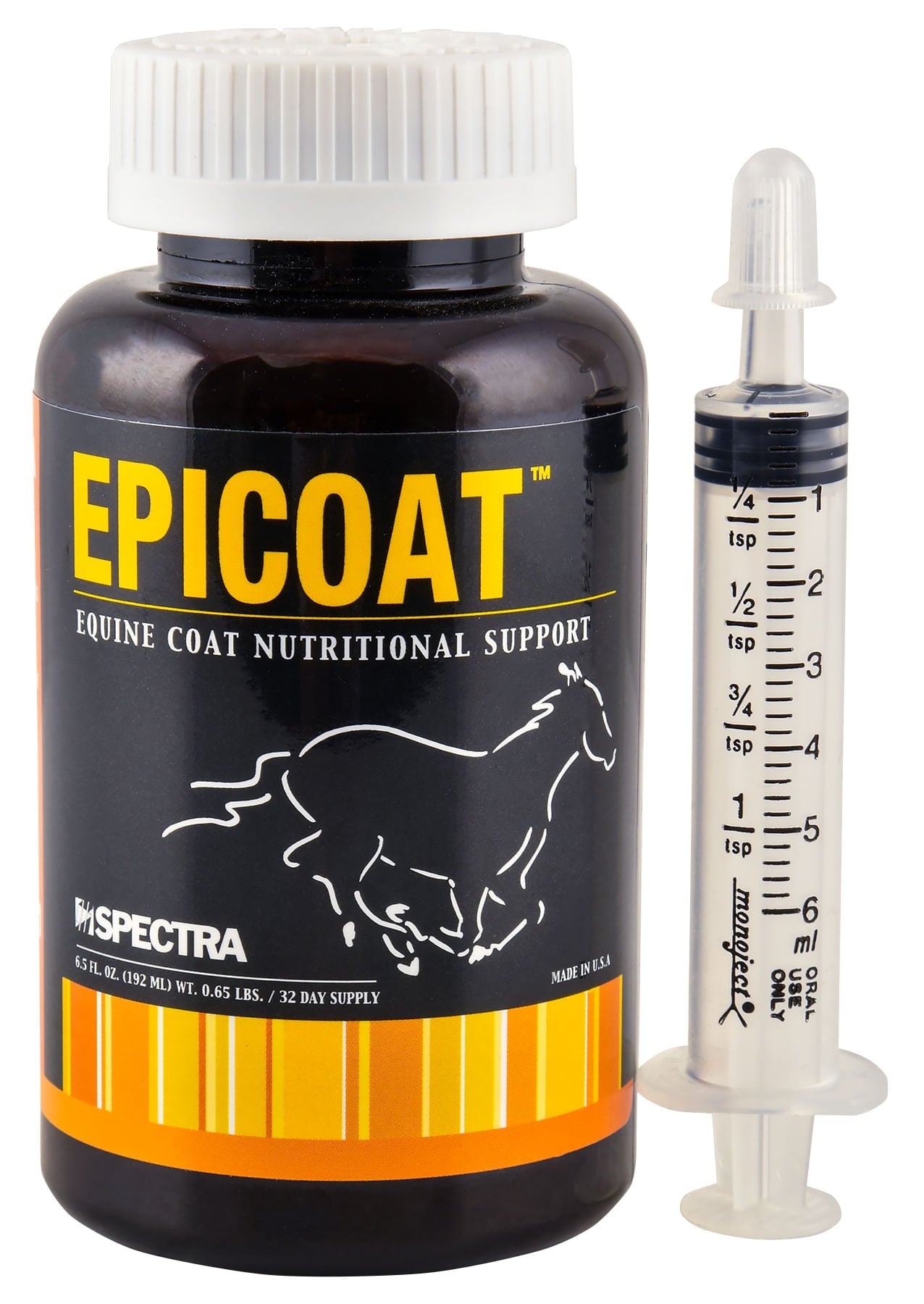 EpiCoat Equine Coat Nutritional Supplement - GQAD - 6.5 oz - 1