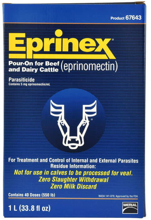 Eprinex Pour - On Cattle Wormer - Jeffers - Animal Health & Wellness > Medicine