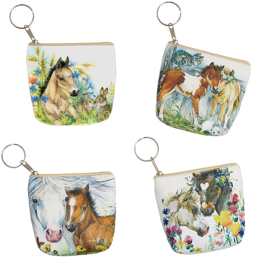 Equestrian Zippered Coin Purse Keychain - Jeffers - Horse Supplies > Riding Apparel & Accessories