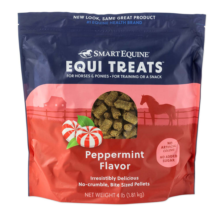 Equi Treats Bite - Sized Pellets for Horses & Ponies - SMAAT - 4 lb - Peppermint - 38