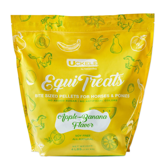 Equi Treats Bite - Sized Pellets for Horses & Ponies - SMAAZ - 4 lb - Apple - Banana - 31