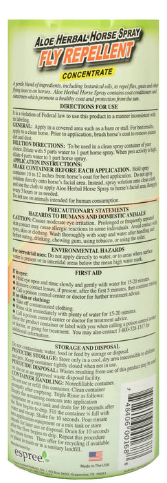 Espree Aloe Herbal Fly Spray for Horses - ENA7 - Concentrate - 32 oz - 7